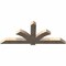 Ekena Millwork Redmond Smooth Timber Gable Bracket, Douglas Fir, 72"W x 30"H x 3 1/2"D x 5 1/2"F, 10/12 Pitch GBW072X30X0406RED00SDF - alternate 3